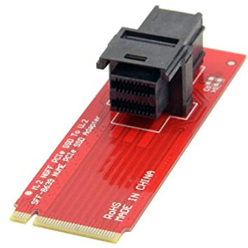 CY, Adattatore da M.2 a U.2 U2, Kit SFF-8639, per connessioni e formati NVME, PCIe, SSD e scheda madre Intel SSD 750, p3600, p3700, SFF-8643 mini SAS HD