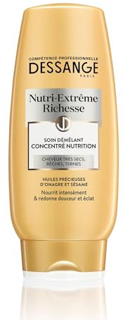 Dessange Pflegendes Detangling-Shampoo, Konzentrat mit Nährung, für rissiges Haar, sehr trockenes oder dunkles Haar, Nutri-Extrême Richesse, 200 ml, 2 Stück