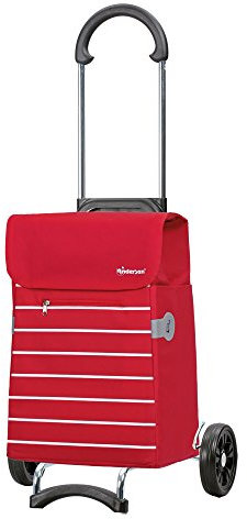 Andersen Shopper Scala mit Tasche Lini rot 34 Liter