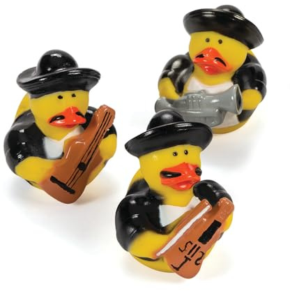 Fun Express 12 Vinyl Mariachi Band Rubber Ducks