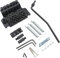 Chevalet de vibrato pour guitare électrique avec tige – Système double blocage de type Floyd Rose compatible Stratocaster, noir