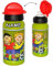 alles-meine.de GmbH Trinkflasche/Sportflasche - auslaufsicher - Fußball & Fußballspieler - incl. Name - aus Aluminium 420 ml - für Kinder Aluflasche 0,4 Liter / 400 ml - FL..