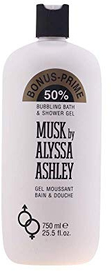 Alyssa Ashley MUSK Bubbling Bath and Shower Gel limited edition 750 ml