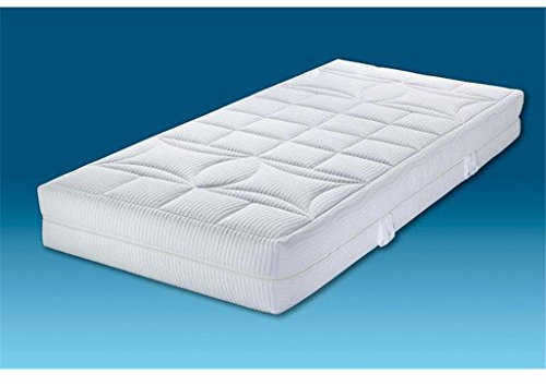 MALIE Tonnentaschen Federkern Matratze Big Star XXL, 5 Zonen 90X220 CM, Härtegrad IV