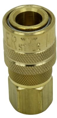 Industrial Coupler 1/4 NPT Female Brass, M-STYLE® Quick Connect Air Coupler, S-715 - Pack of 10