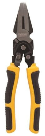 DEWALT DWHT70276 Compound Action Lineman Pliers 4-1/2 Inch, Chrome