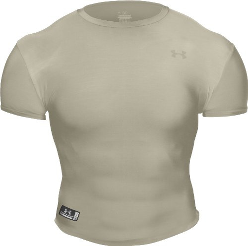 Under Armour HeatGear Tactical Full TShirt, Tan (XX Large)