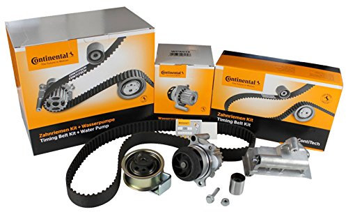 Inspektionspaket Contitech Zahnriemen-Satz CT1028WP7 inkl. Spanndämpfer + Contitech Wasserpumpe + Priner Montagehandschuhe