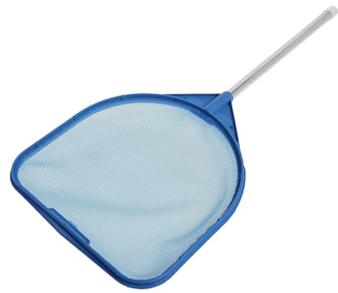 JED Pool Tools 40-376 Hand Skimmer Net for Hot Tubs and Above Ground Pools, Pool Cleaning Supplies, Made in USA (2 ft, Blue)