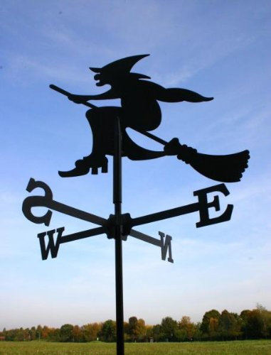 Wetterfahne Hexe in schwarz - von SvenskaV