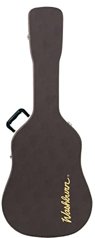 Washburn Deluxe Dreadnought Acoustic Guitar Case (GCDNDLX) Brown