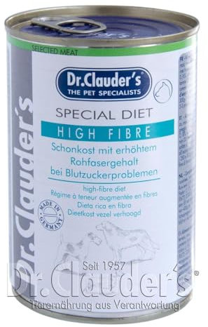 Dr. Clauders Special Diet High Fibre-Protein | 6X 400g Hundefutter