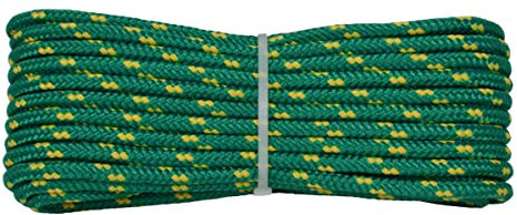 006006206 Treccia surf verde, 4 mm - 20 mt, Corda intrecciata multiuso resistente ai raggi U.V. e all'abrasione, per attività all'aperto, giardino, mare, guinzagli e fai da te, rottura 175 kg