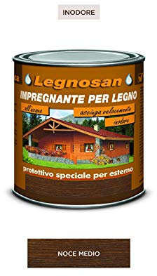 Veleca LEGNOSAN Noce Medio - ml. 750 IMPREGNANTE PER LEGNO ALL'ACQUA INODORE