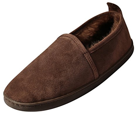 Piel de Cordero Zapatillas - Hubert Piel de Cordero Zapatos Piel Mujer Hombre Zapatos - Marrón, 39