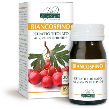 Dr Giorgini BIANCOSPINO Estratto Titolato al 40% in Flavonoidi Pastiglie - 30 g