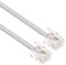 Keple Câble RJ11 20 m, rallonge ADSL, cordon téléphonique, connecteur Internet BT haut débit, mâle vers mâle, routeur et modem vers prise téléphonique RJ11, microfiltre (blanc)