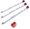 Pasler Eraser Pencils 7802 - Perfection Eraser Drawing Pencil with Brush and a Sharpener Perfect for Sketches and Coloured illustrations (7802-4)