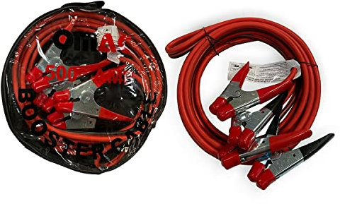 OMAC Câbles de Démarrage Connexion de Batterie Câble Batterie Voiture 500A 4m