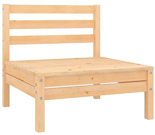 Catherinol Garten-Mittelsofa, Loungesofa, Sitzecke Garten, Gartensofa, Multifunktionssofa, Balkonset, Palettenmöbel, Europaletten Möbel, Balkonmöbel, Paletten Sofa, Kiefer Massivholz