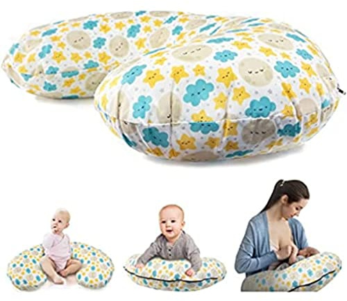 Mobiclinic, Baby stillkissen, Europäische Marke, 75x45x18 cm, Abnehmbarer bezug, Waschbar, 100% Baumwolle, Multifunktionales schwangerschaftskissen, Hypoallergen, U-Form