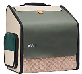 pidan Erweiterbarer Katzenrucksack, Katzentragetasche, große Haustier-Tragetasche, Rucksack für Katzen, Katzentoilette, inklusive 38,1 x 38,1 x 58,9cm, schnelle und einfache Montage