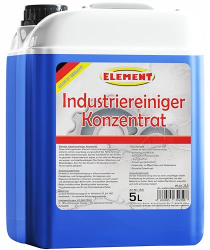 Industriereiniger I 5 Liter I Industrie Reiniger I Konzentrat I Werkstattreiniger I HD Reiniger I Bodenreiniger I Hallenreiniger I