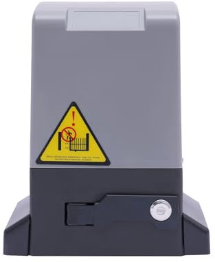 Sliding Gate Kit, 550W Electric Gate Opener Kit 1200KG Automatic Sliding Gate Drive, Automatic Sliding Gate Opener with 2 Remote Controls and 2 Infrared Sensors, Garage Door Opener