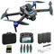 Drone with Camera 4K HD - 5G GPS Drone with Brushless Motor - 6 Axis Drones for Adults, Kids - 65min Flight Time, Obstacle Avoidance, Auto-Return - WiFi RC Quadcopter with Remote Control, Carry Case