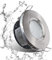 Sweier Spot Encastré IP65, Projecteur GU10, Spots de Plafond, Aluminium Coulé, Ouverture 68mm, Finition Nickel Satiné (Ampoule Non Incluse),pour salle de bain, salon, couloir, bureau, lot de 1