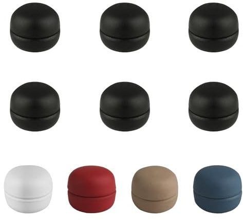 10 Pcs Hijab Magnets Extra Strong, Magnetic Hijab Pins, Multi-Purpose Pinless Broches Pins Magnetic Buttons Brooch, Scarf Clasps for Women Men Clothing Clothes Scarf Pin(5 Colors)