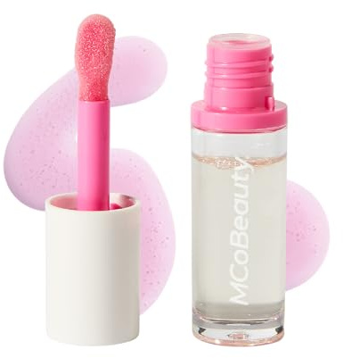 MCoBeauty - Glow Up pH Cheek & Lip Oil - 2-in-1 Oil for Dewy Glow on Lips and Cheeks with Squalane, Jojoba Oil and Vitamin E - Berry Pink Shade - Holiday Essentials - 10ml