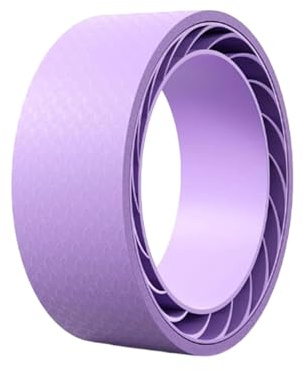 Yogarad, 32 cm pilateshjul, lila ryggrulle yoga-hjul hjälpmedel av PP ABS halkfri, för ryggövningar stretchighet yogatillbehör