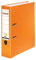 Original Falken PP-Color Kunststoff-Ordner. Made in Germany. 8 cm breit DIN A4 orange Ringordner Vegan Aktenordner Briefordner Büroordner Plastikordner Schlitzordner