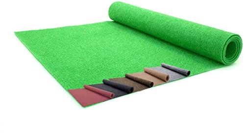 Moquette d'extérieur | dimensions et couleurs au choix | tapis artificiel idéal pour terrasse, piscine, balcon, garage ou salle de jeux etc. | revêtement de sol outdoor(300 x 200 cm, Vert gazon)