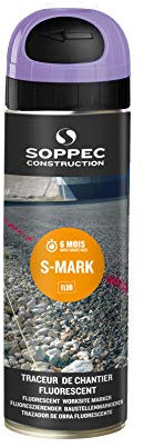 Soppec 141920O S Mark Fluo Peinture Aérosol, Violet, TU EU
