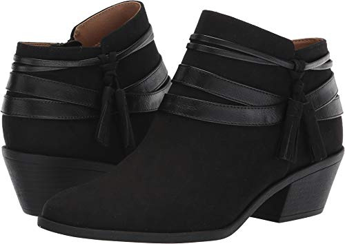 LifeStride Women's PALOMA Boot, black, 7.5 W US