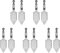 Ronlok 10 Uds Cucharas de absenta, cócteles de absenta de acero inoxidable para hacer Kit gotero de fuente de absenta gótica