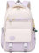 Clufar Zaino Scuola Media Ragazza Impermeabile Zaino Donna Sportivo Multi-tasca Zaini Scuola Superiore Ragazzo Zainetto Superiore 15.6 Porta PC per Sport Trekking Lavoro,Viola