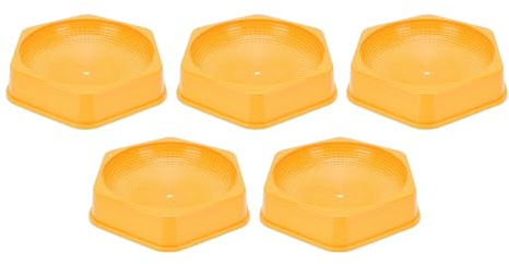 Depisuta 5 Pezzi Ciotola per Nido di Piccione, Nido da Cova per Allevamento di Piccioni da Corsa in Plastica Bacinella per Uova per Piccioni, Quaglie da Allevamento e Piccoli Uccelli,
