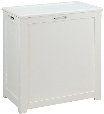 Oceanstar Laundry Hamper, White