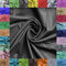 Stoff Virginia Tex, Meterware, Baumwollstoff 100%, große Breite 240 cm, Baumwollstoff 100% Oeko -Tex Standard 100 Unifarben zum Nähen (Schwarz, 100 cm)