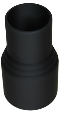 Generisch Adapter für Luft Absaugschlauch | Staubsaugerschlauch zum Aufschrauben - Werkstattabsaugung (DN40, 38mm Schlauch Innen Durchmesser, Schwarz)