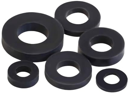 20/100 arandelas planas redondas de goma con junta de silicona M3-M10(4x8x2mm,20pcs)
