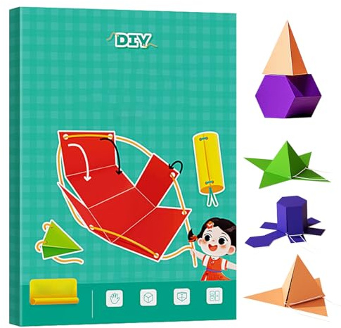 Barn geometri lärande bok, dra sträng geometri lärande bok för barn, matematikstudie logiskt tänkande lärobok pedagogisk för skolålder barn elever pojkar flickor