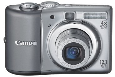 Canon PowerShot A1100IS 12.1 MP Digital Camera with 4x Optical Image Stabilized Zoom and 2.5-inch LCD (Silver) (OLD MODEL)