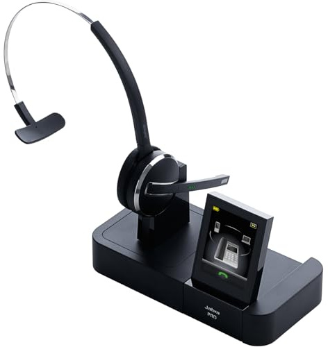 Jabra PRO™ 9470 Mono, DECT et Bluetooth, Téléphonie fixe, IP via USB et mobile, antibruit - Protection acoustique - Ecran tactile