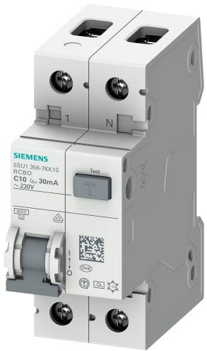 SIEMENS - Siemens 5SU13567KK10 FI/LS-Schalter RCBO 1P+N 6kA TypA 30mA C10 230V