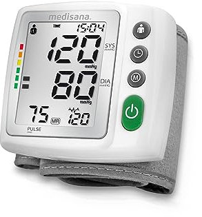 medisana BW 315 Appareil de mesure de la pression artérielle au poignet, Mesure précise de la pression artérielle et du pouls, Fonction de mémoire pour 2 utilisateurs, Détection des arythmies