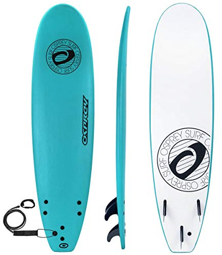 Osprey Foam Surfboard, Perfect for Beginners, Lightweight & Durable with Bold Design